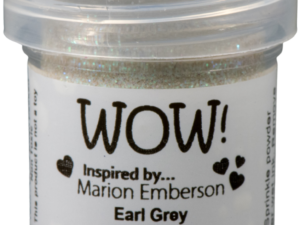 WS296R WOW! Embossing Powder, Embossing Glitters, Earl Grey - Regular