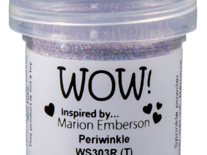 WS303R WOW! Embossing Powder, Embossing Glitters, Periwinkle - Regular