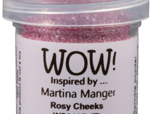 WS313R WOW! Embossing Powder, Embossing Glitters, Rosy Cheeks - Regular