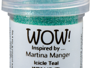 WS314R WOW! Embossing Powder, Embossing Glitters, Icicle Teal - Regular
