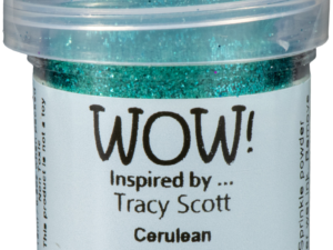 WS324R WOW! Embossing Powder, Embossing Glitters, Cerulean - Regular