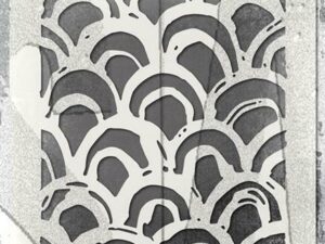 THS168 Tim Holtz Stampers Anonymous Stencil Layering, Brush Arch