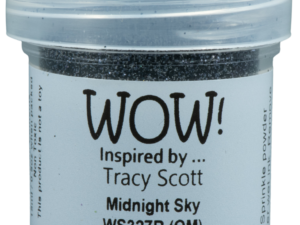 WS327R WOW! Embossing Powder, Embossing Glitters, Midnight Sky - Regular