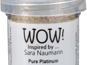 WS331X WOW! Embossing Powder, Embossing Glitters, Pure Platinum