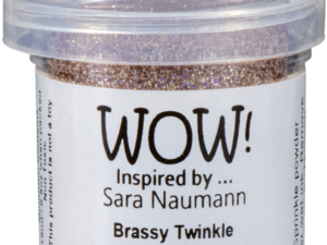 WS333R WOW! Embossing Powder, Embossing Glitters, Brassy Twinkle - Regular