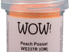 WS337R WOW! Embossing Powder, Embossing Glitters, Peach Posset - Regular