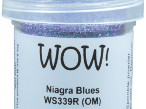 WS339R WOW! Embossing Powder, Embossing Glitters, Niagra Blues - Regular