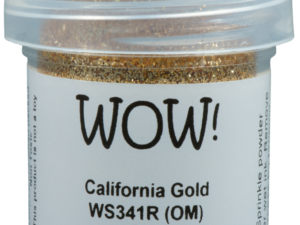 WS341R WOW! Embossing Powder, Embossing Glitters, California Gold - Regular