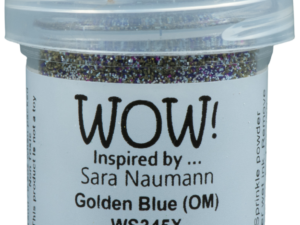 WS345X WOW! Embossing Powder, Embossing Glitters, Golden Blue