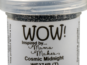 WS374R WOW! Embossing Powder, Embossing Glitters, Cosmic Midnight - Regular