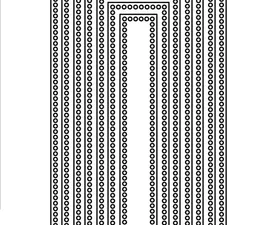 SBD293 Simple and Basic die, Circle Edges - Slimcard