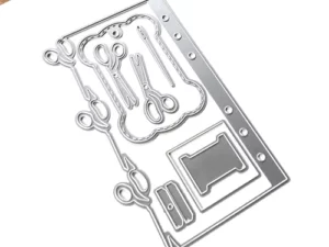 2028 Elizabeth Craft Design Die, Sidekick Essentials 26 - Yarn Card w/ Scissors