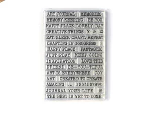 CS294 Elizabeth Craft Design Stempel, Journal Phrases