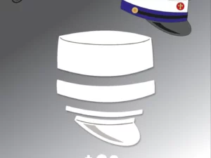 BLD1566 By Lene Die Cut/Emb, Student Cap