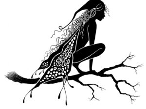 LAV516 Lavinia Stamps, Raven