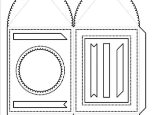 SBD321 Simple and Basic die, Scalloped Giftbox - High