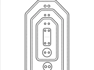 SBD322 Simple and Basic die, Large Tags