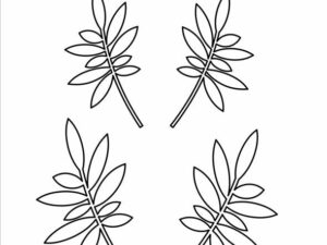 SBD333 Simple and Basic die, Leaves - Solid