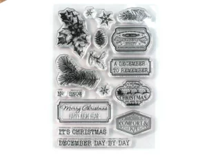 CS311 Elizabeth Craft Design Stempel, December to remember