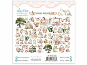 MT-PEO-LSC Mintay Papers - Paper Die-Cuts, Peony Garden