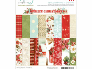 MT-WHC-11 Mintay Papers 15,2 x 20,3 cm, White Christmas