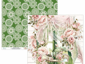 MT-PEO-02 Mintay Papers 30x30, Peony Garden