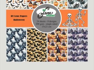 BLP245 By Lene Papirblok A5, Halloween