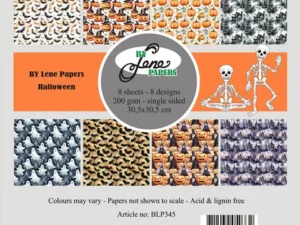 BLP345 By Lene Papirblok 30 x 30 cm, Halloween