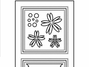 SBD362 Simple and Basic die, A7 Cover Die #1