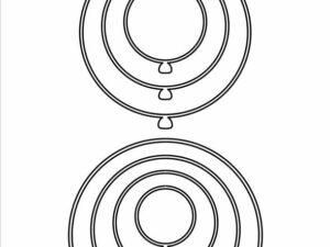SBD365 Simple and Basic die, Round Balloons - Runde Balloner