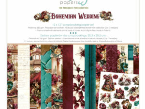 MT-BOH-07 Mintay Papers 30x30, Bohemian Wedding