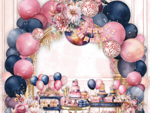 MT-HAB-02 Mintay Papers 30x30, Happy Birthday