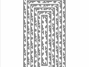 SBD385 Simple and Basic die, Broken Lines - Mini Slim