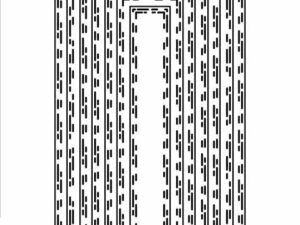 SBD386 Simple and Basic die, Broken Lines - Slimcard
