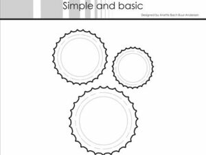 SBD387 Simple and Basic die, Bottlecaps - Kapsler