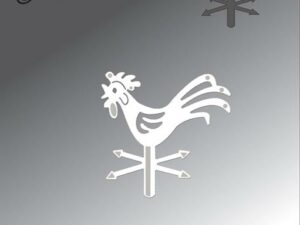 BLD1627 By Lene Die Cut/Emb, Weather Vane - Vejrhane