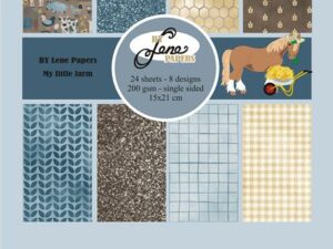 BLP246 By Lene Papirblok A5, My Little Farm
