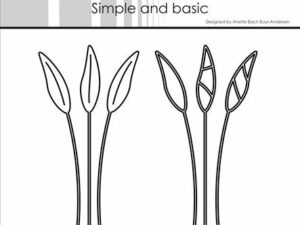 SBD393 Simple and Basic die, Leaf branches