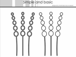 SBD394 Simple and Basic die, Pearl branches
