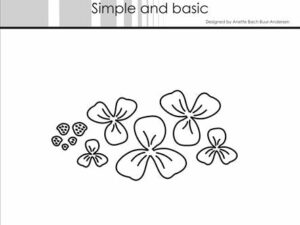 SBD396 Simple and Basic die, Flowers - Blomster