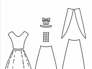 SBD401 Simple and Basic die, Dress - Kjole