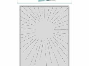 63413 MW Made With Love Dies, Burst Background - Baggrundsdie Sol