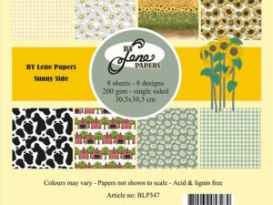 BLP347 By Lene Papirblok 30 x 30 cm, Sunny Side