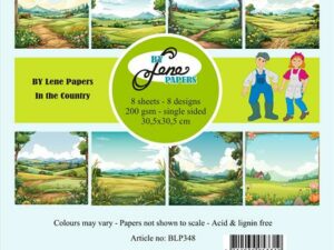 BLP348 By Lene Papirblok 30 x 30 cm, In the Country