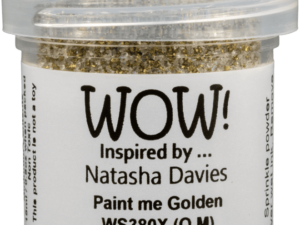 WS380X WOW! Embossing Powder, Embossing Glitters, Paint Me Golden