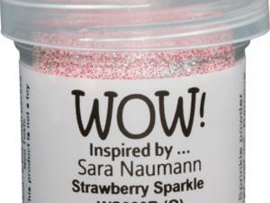 WS383R WOW! Embossing Powder, Embossing Glitters, Strawberry Sparkle