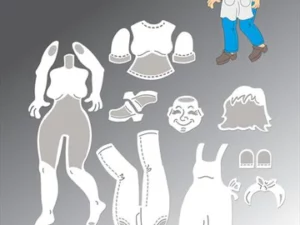 BLD1635 By Lene Die Cut/Emb, Farmer's Wife