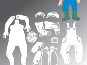 BLD1636 By Lene Die Cut/Emb, Farmer