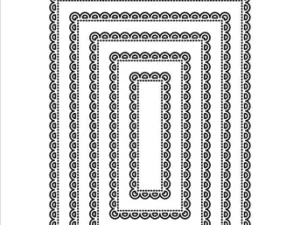 SBD405 Simple and Basic die, Lace Edge - Mini Slim