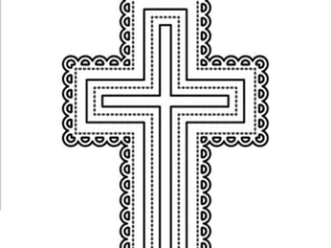 SBD408 Simple and Basic die, Lace Edge - Crosses
